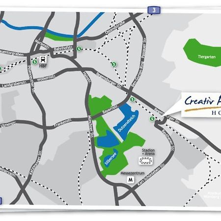 Creativ Park Hotel Nürnberg Eksteriør billede